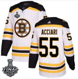 Bruins #55 Noel Acciari Weiß 2019 Stanley Cup Final Stitched